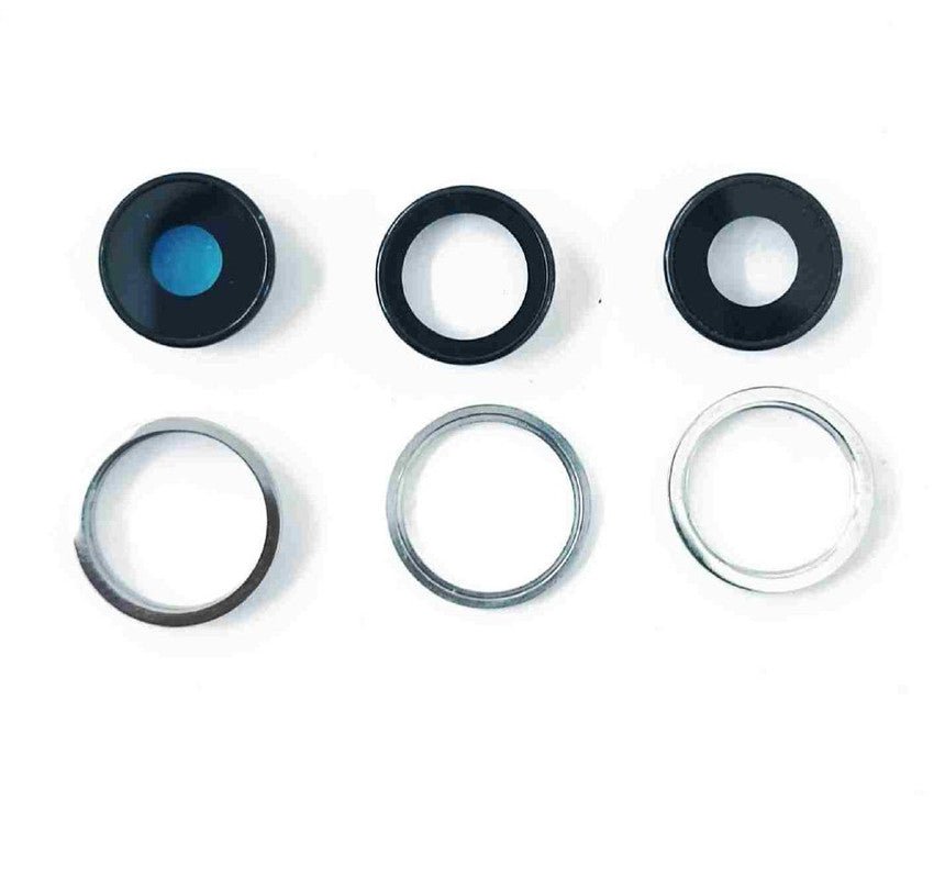 Mozomart Back Camera Glass Lens with Frame Compatible for Apple i-Phone 13 Pro Silver - Zeespares.in Mozomart Back Camera Glass Lens with Frame Compatible for Apple i-Phone 13 Pro Silver - Zeespares.in